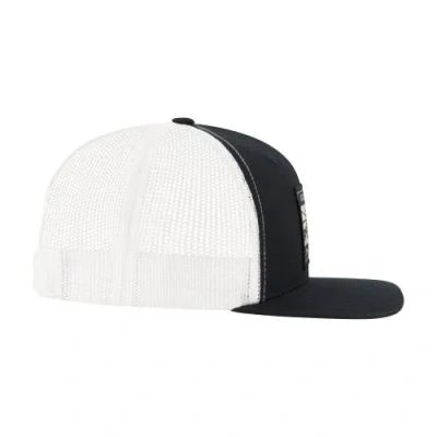Element Flat Brim 6-panel Mesh Back Cap In Black