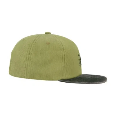 Element Low Profile Flat Brim Cap In Green