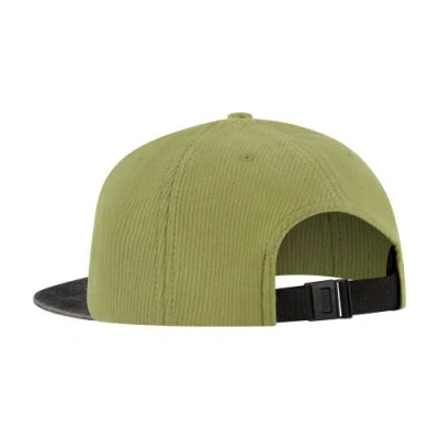 Element Low Profile Flat Brim Cap In Green