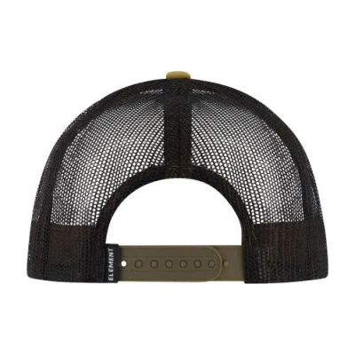 Element Logo Trucker Hat With Mesh Back And Snapback Closure In Multi