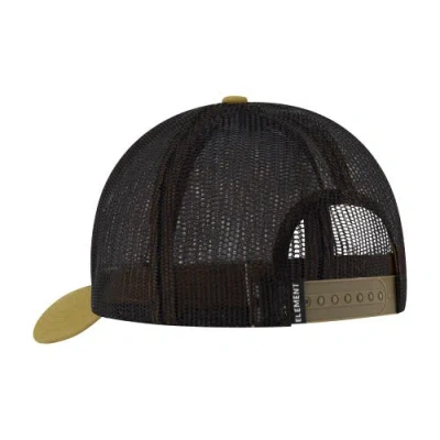 Element Logo Trucker Hat With Mesh Back And Snapback Closure In Multi