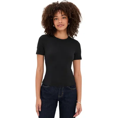 Veronica Beard Benedict Crewneck T-shirt In Black
