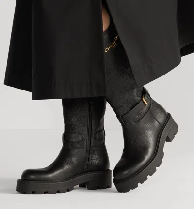 Dior D-town Boot In Black