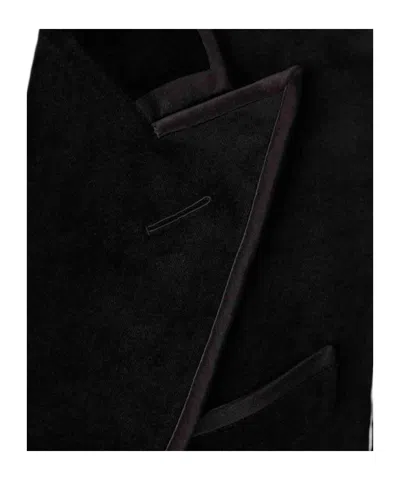 Tom Ford Leather Jacket In Black