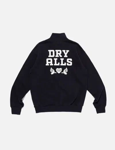 Human Made Half-zip Sweatshirt In Black