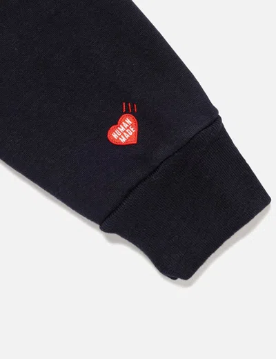 Human Made Half-zip Sweatshirt In Black