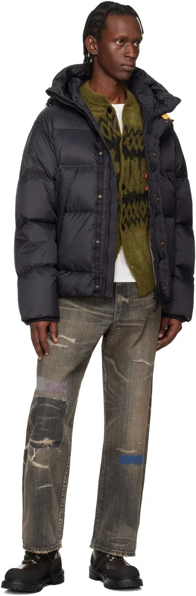 Parajumpers ブラック Cloud フード ダウンジャケット In Multi
