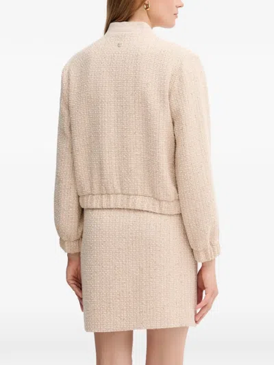 Joop Tweed Flap-pocket Jacket In White