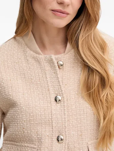 Joop Tweed Flap-pocket Jacket In White