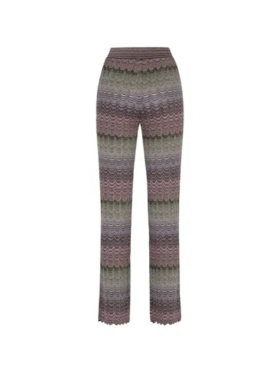 Missoni Zig Zag-pattern Trousers In Multi