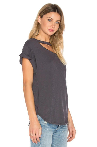 Shop Lna Valley Tee In Charcoal