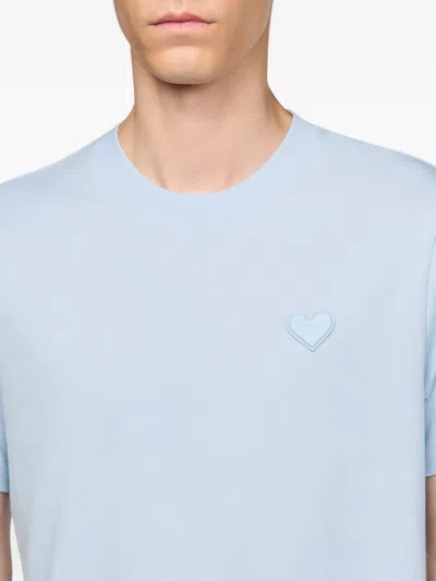 Sandro Heart T-shirt In Blue
