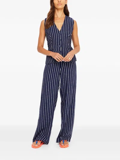 The Upside Belize Charli Drawstring Pant In Blue