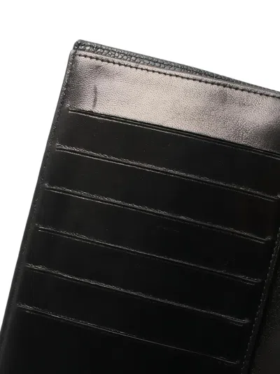 Pre-owned Chanel 2000-2002 Logo Wallet In Black