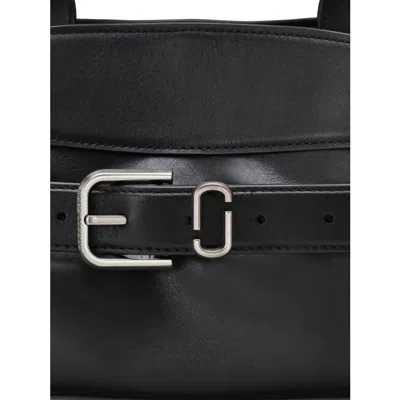 Marc Jacobs Small Structured Satchel Handbag With Top Handle In Blue