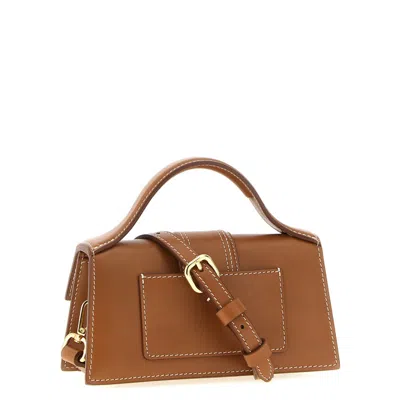 Jacquemus Le Grand Bambino Leather Crossbody Bag In Brown