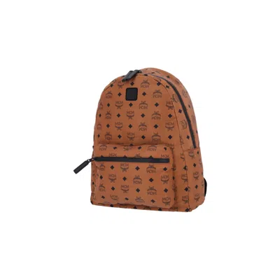 Mcm Stark Backpack In Brown