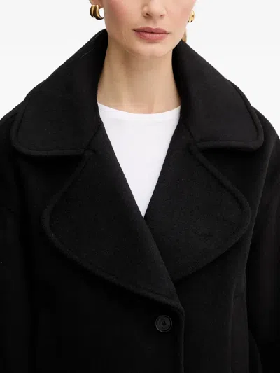 Just Cavalli Button-up Jacket In Black
