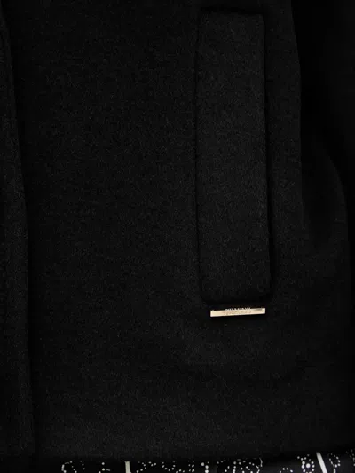 Just Cavalli Button-up Jacket In Black