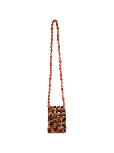 0711 Gina Beaded Mini Bag In Multi