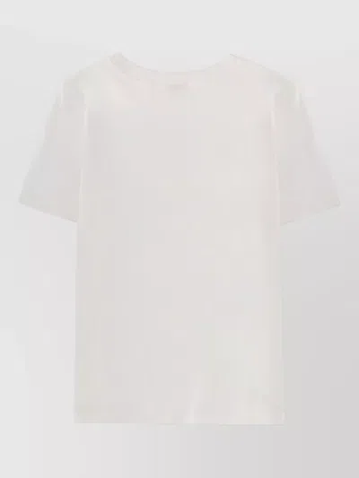 Chloé Baby Fit T-shirt In Cotton Jersey With Passion Fruit Print In White