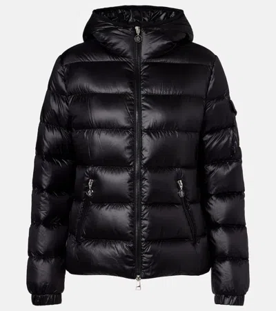 Moncler Long-sleeved Down Jacket In Black