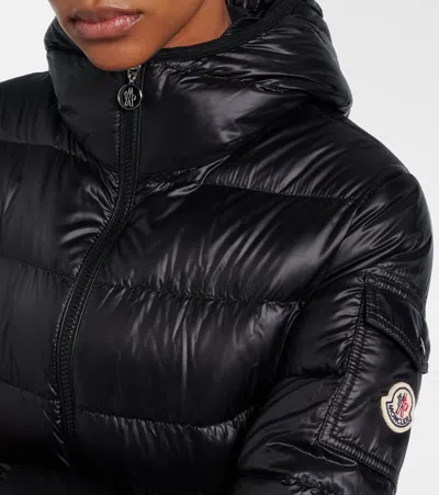 Moncler Long-sleeved Down Jacket In Black