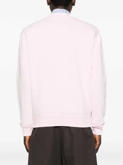 Jacquemus Pink Organic Cotton Fleece The Gros Grain Sweatshirt In Pink