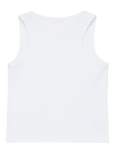 Diesel T-shirt Mit Logo-patch In White