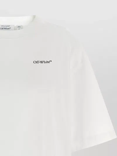 Off-white White Logo T-shirt In White