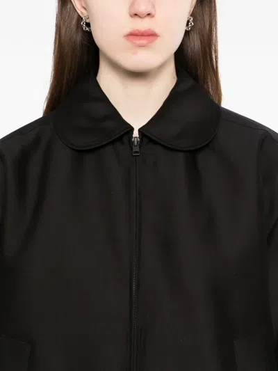 Jnby Collared Jacket In Black