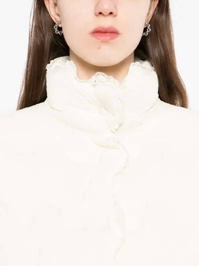 Jnby Wave-quilted Jacket In Neutral