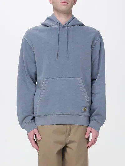 Carhartt Work In Progress Torion Cotton Hoodie In Blue