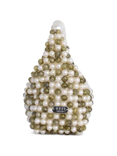 0711 Small Jodie Beaded Mini Bag In Multi