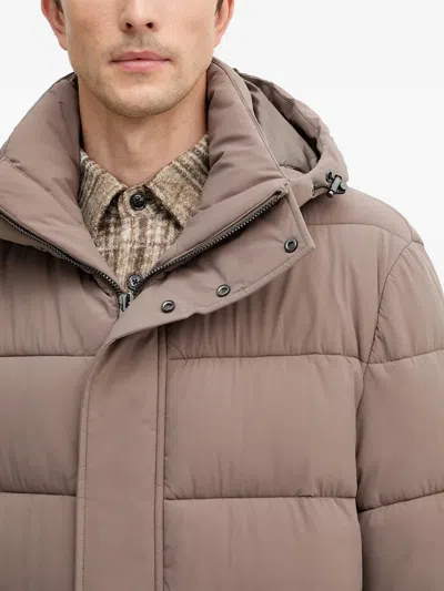 Joop Winsten Padded Jacket In Brown