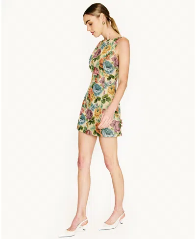 Line & Dot Women's Python Sleeveless Mini Dress In Multi