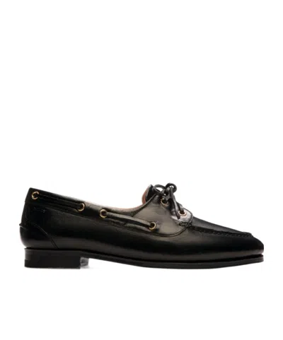 Bally Plume Boat-style Flat Shoes In Black