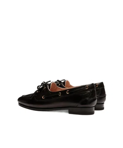 Bally Plume Boat-style Flat Shoes In Black