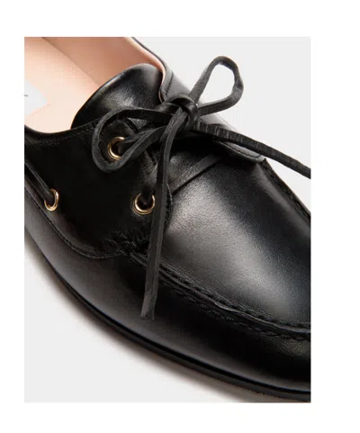 Bally Plume Boat-style Flat Shoes In Black
