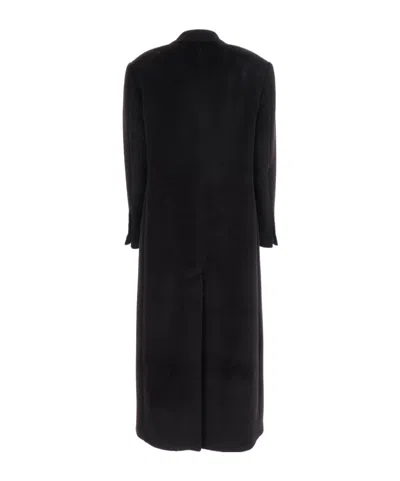 Tagliatore Structured Double-breasted Jacket With Flap Pockets In Black