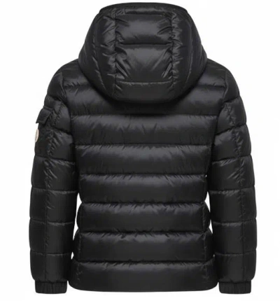 Moncler Long-sleeved Down Jacket In Black