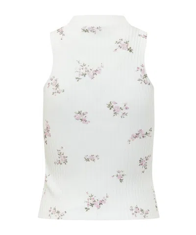 Msgm Sleeveless Printed Vest In Multi