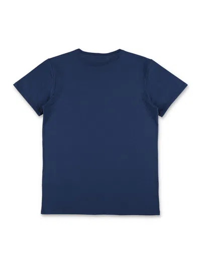 Gucci Kids Patch Pocket T-shirt In Blue