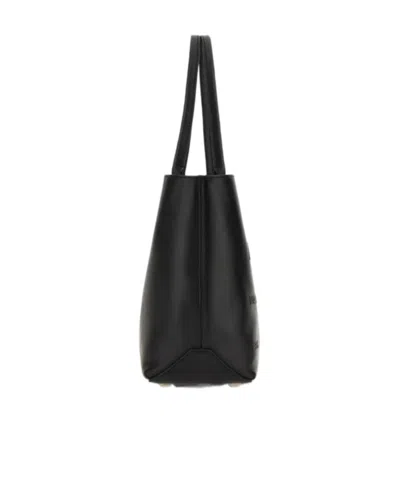 Hogan Address Shopping Bag Small In Black
