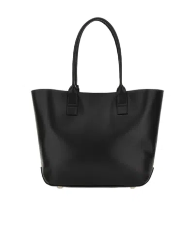 Hogan Address Shopping Bag Small In Black