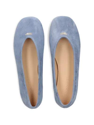 Coach Houston Ballet Flats In Blue