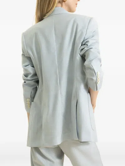 Eleventy Double-breasted Jacket In Blue