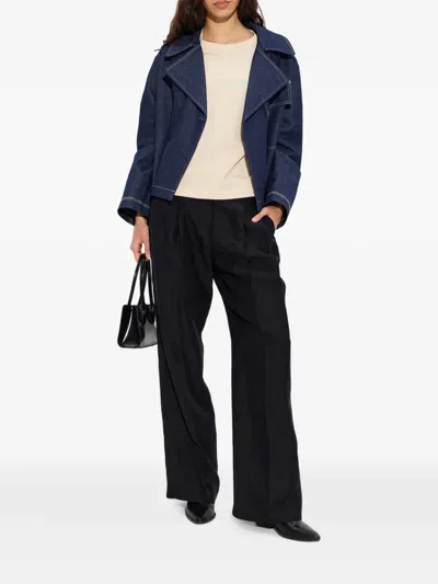 Ps By Paul Smith Buttoned Cotton Jacket In Blue