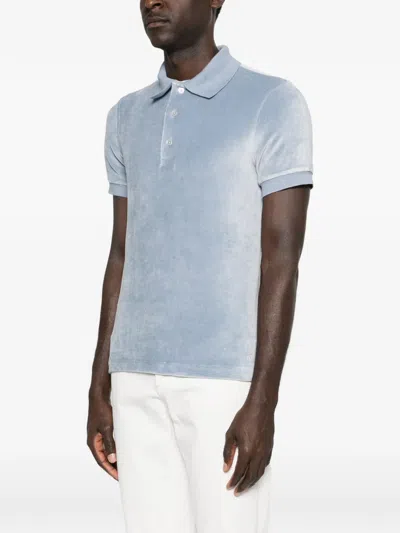 Tom Ford H-polo In Blue