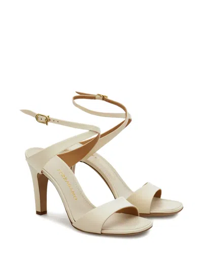 Ferragamo Strap Sandals In Neutral